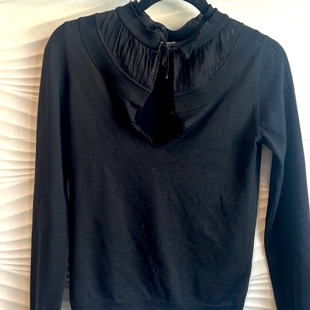 Prada black light wool sweater, extra small